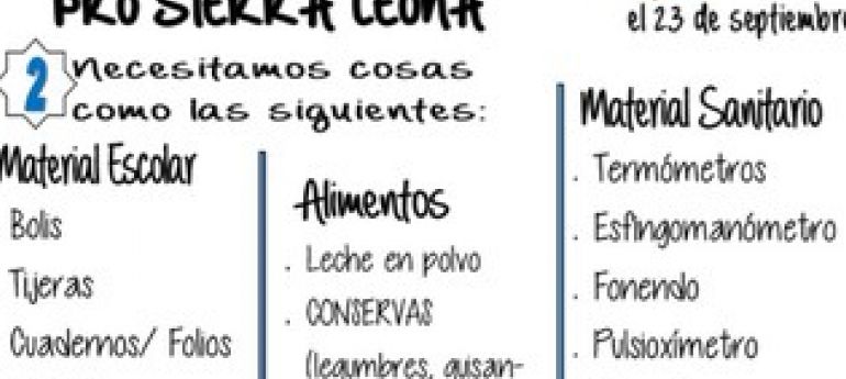 ¡Échanos una mano! Contenedor Sierra Leona